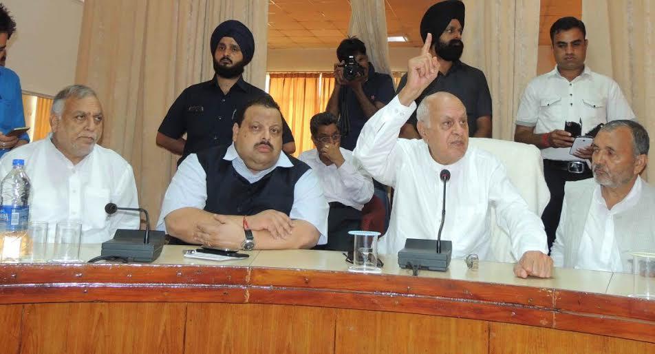 Farooq accuses PDP-BJP of communalising bureaucracy, dividing people